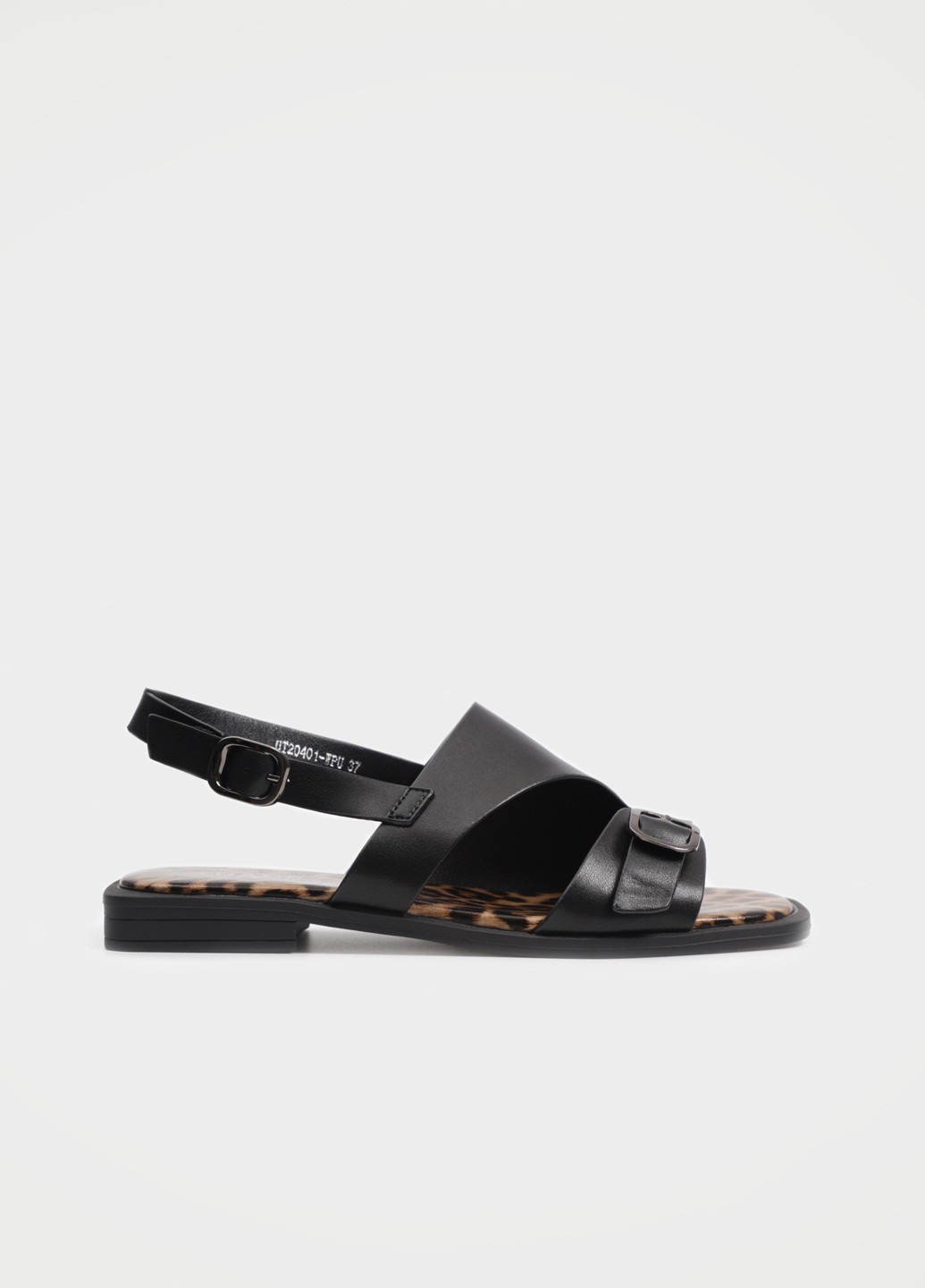 Черные босоножки Respect с ремешком