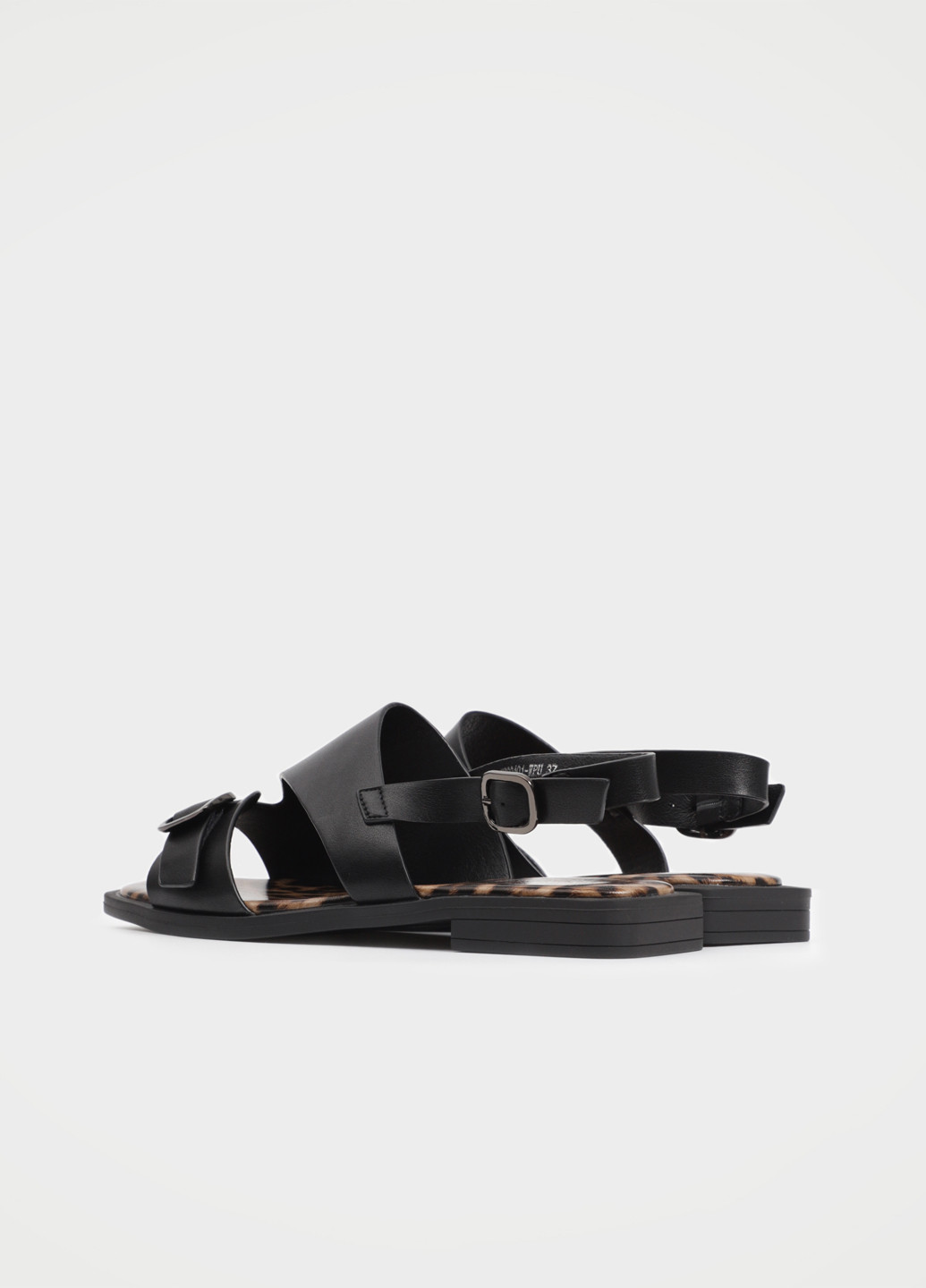 Черные босоножки Respect с ремешком