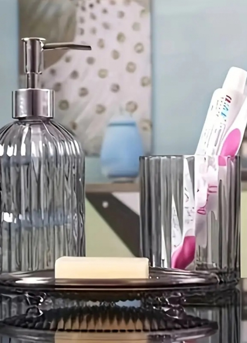 Набір для ванної кімнати Glass (3 пр.) Forus (306368990)