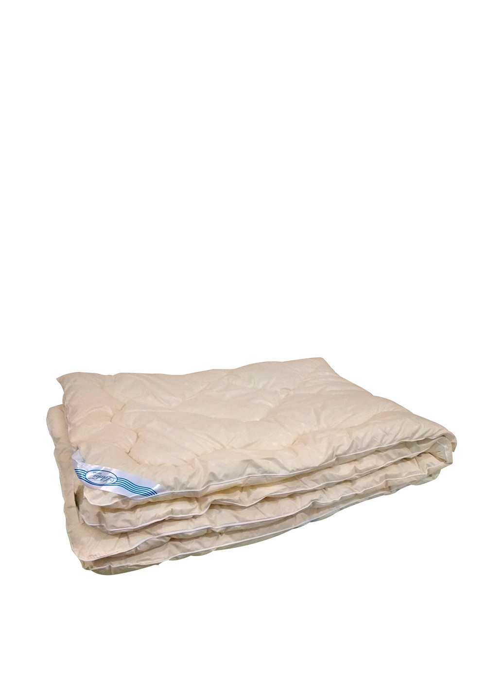 Одеяло, 145х210 см Leleka-Textile однотонное бежевое