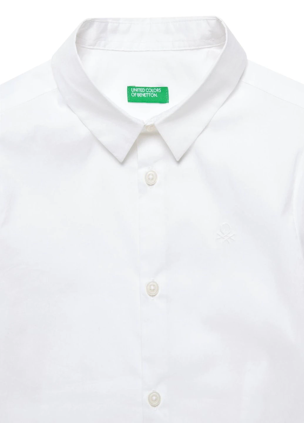 Белая домашний рубашка United Colors of Benetton