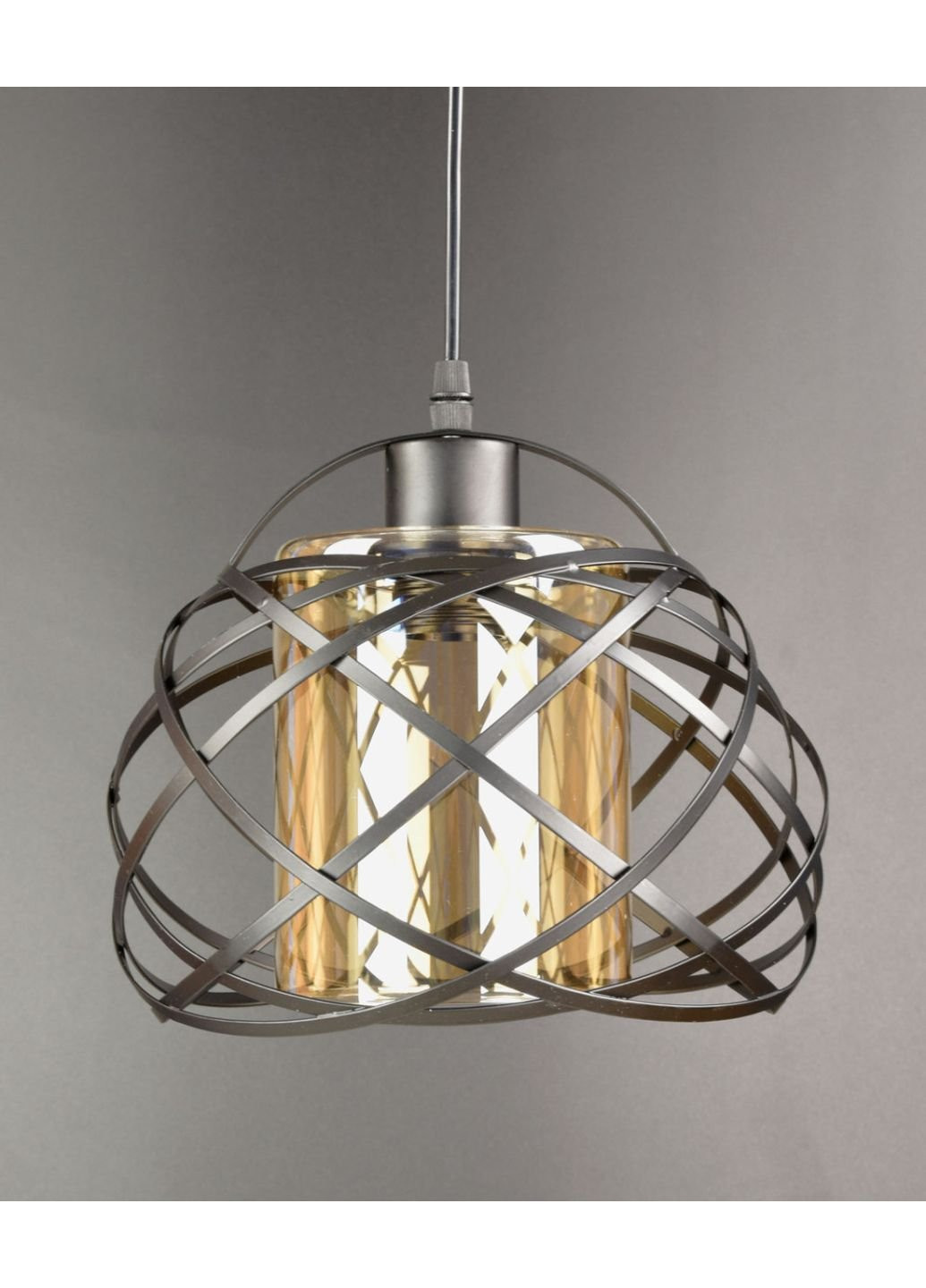 Люстра потолочная подвесная в стиле LOFT (лофт) 11532/1-br Черный 30х25х25 см. Sunnysky (253527897)