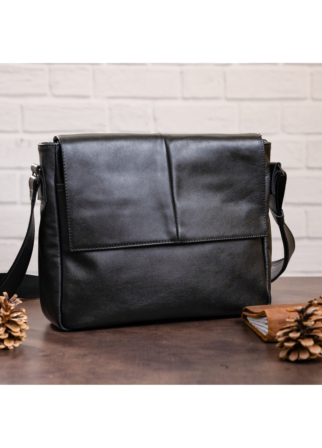 Мужская кожаная сумка 29х22х8,5 см Shvigel (252132595)