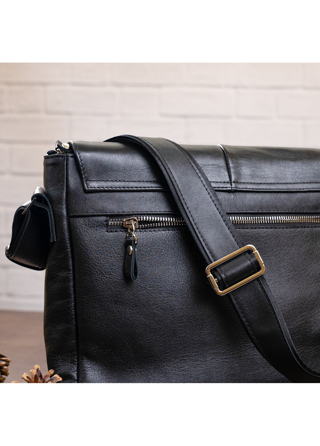 Мужская кожаная сумка 29х22х8,5 см Shvigel (252132595)