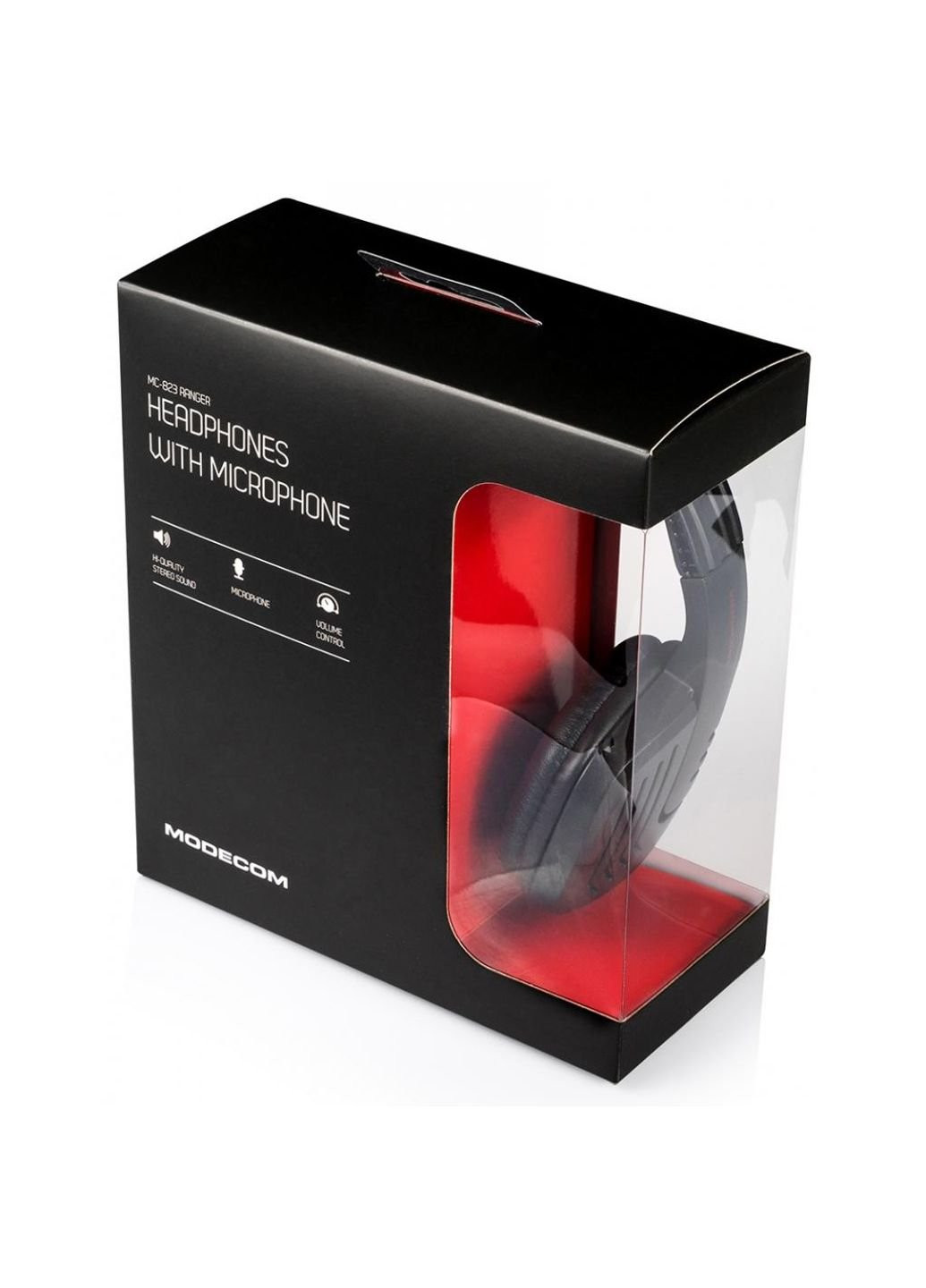 Наушники MC-823 Ranger Black-Red (S-MC-823-RANGER) Modecom (250310725)