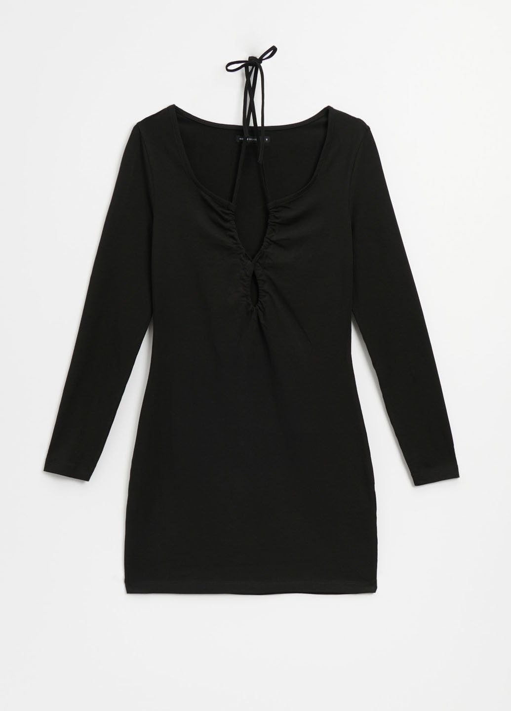 Чорна кежуал сукня House однотонна