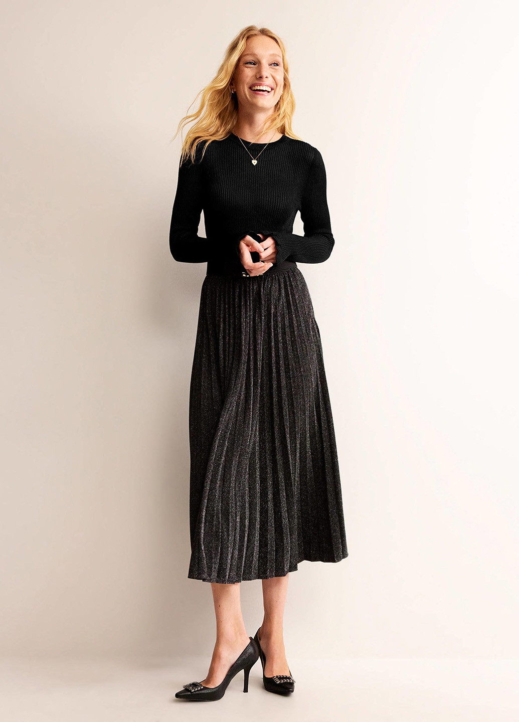 Чорний демісезонний джемпер джемпер Boden