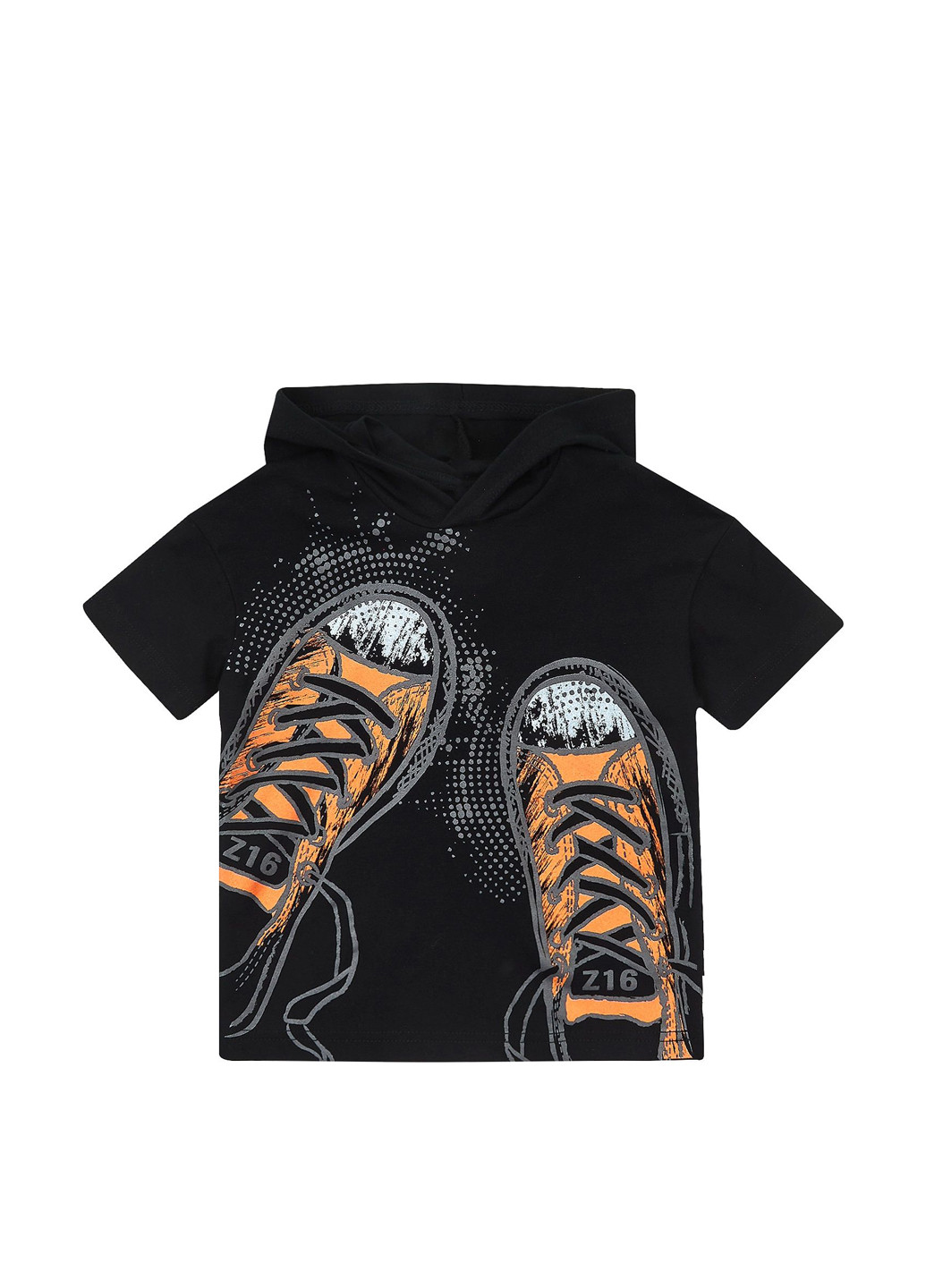 Чорний літній костюм (футболка, шорти) з шортами Ляля