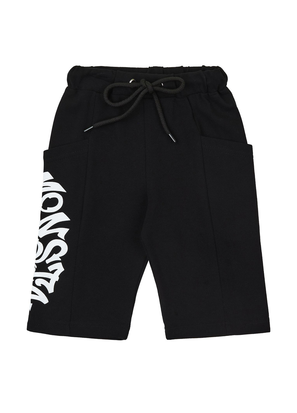 Чорний літній костюм (футболка, шорти) з шортами Ляля