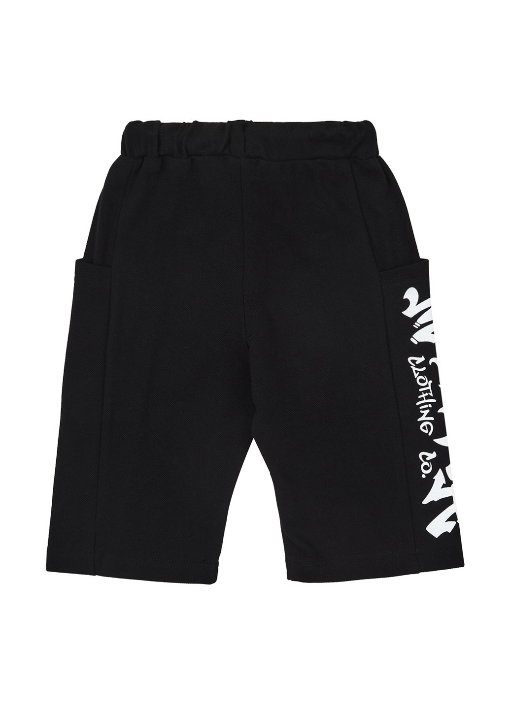 Чорний літній костюм (футболка, шорти) з шортами Ляля