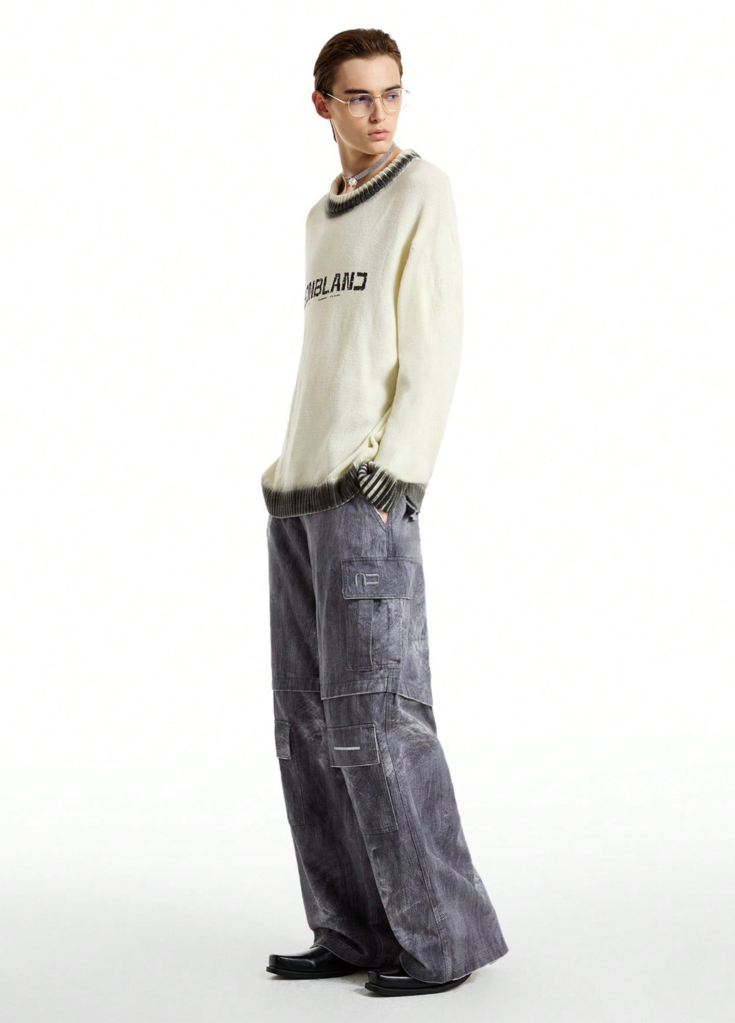 Світло-бежевий демісезонний джемпер джемпер SHEIN