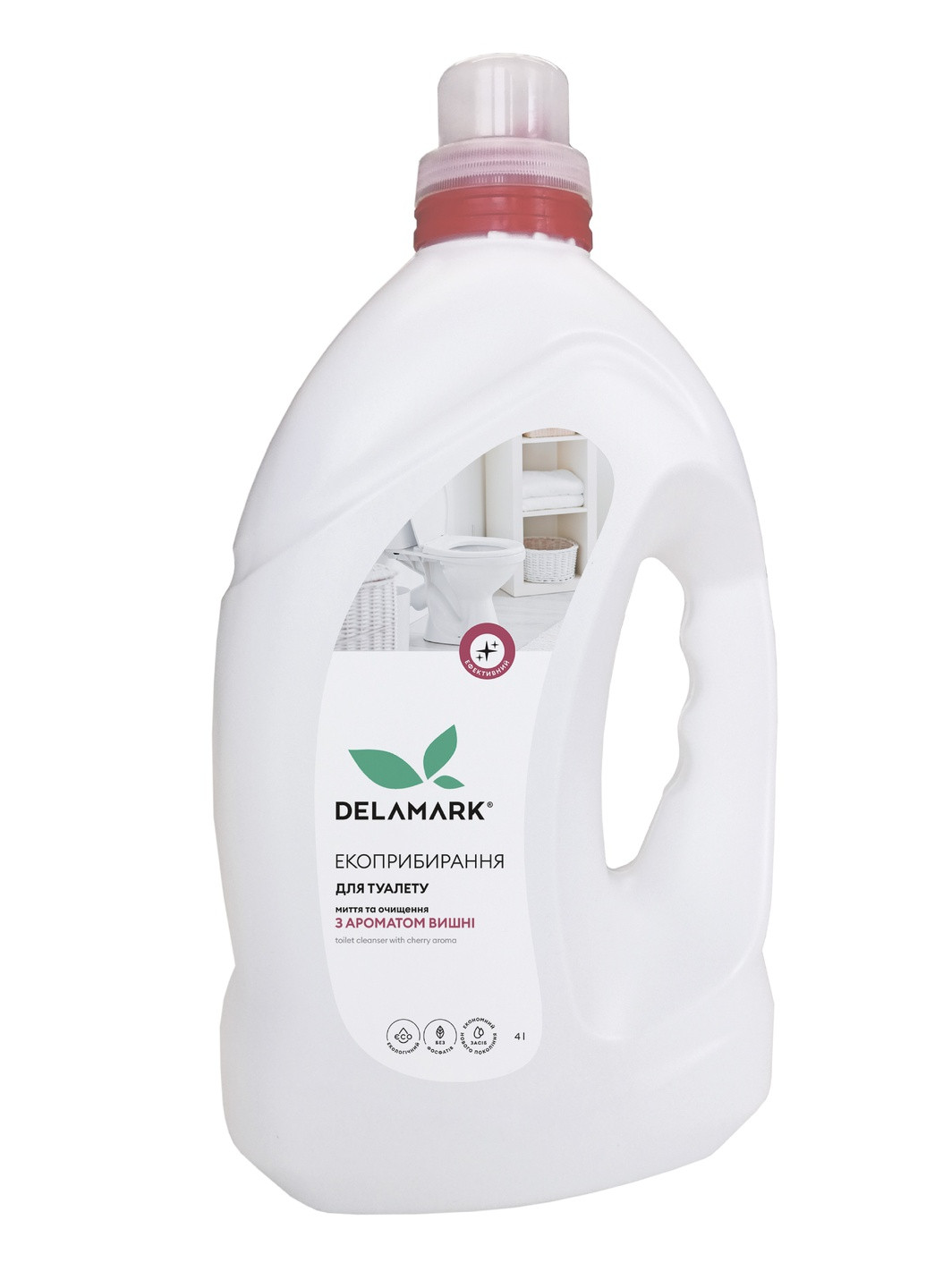 Средство для мытья туалета с ароматом вишни 4 л (4820152332073) DeLaMark (254968651)