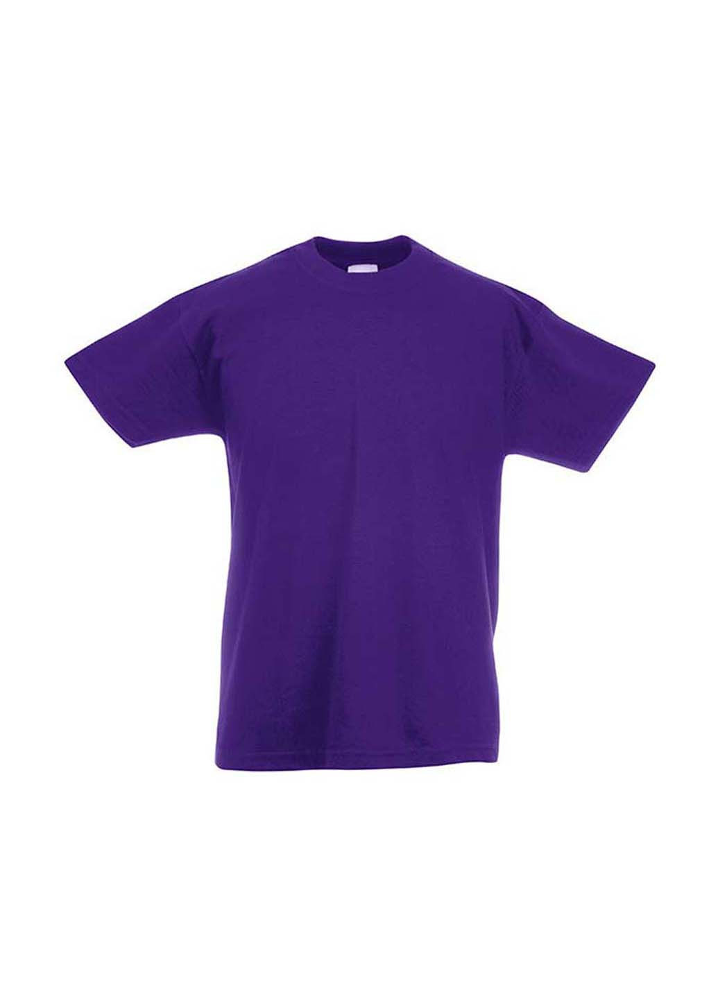 Фиолетовая демисезонная футболка Fruit of the Loom 0610330PE164