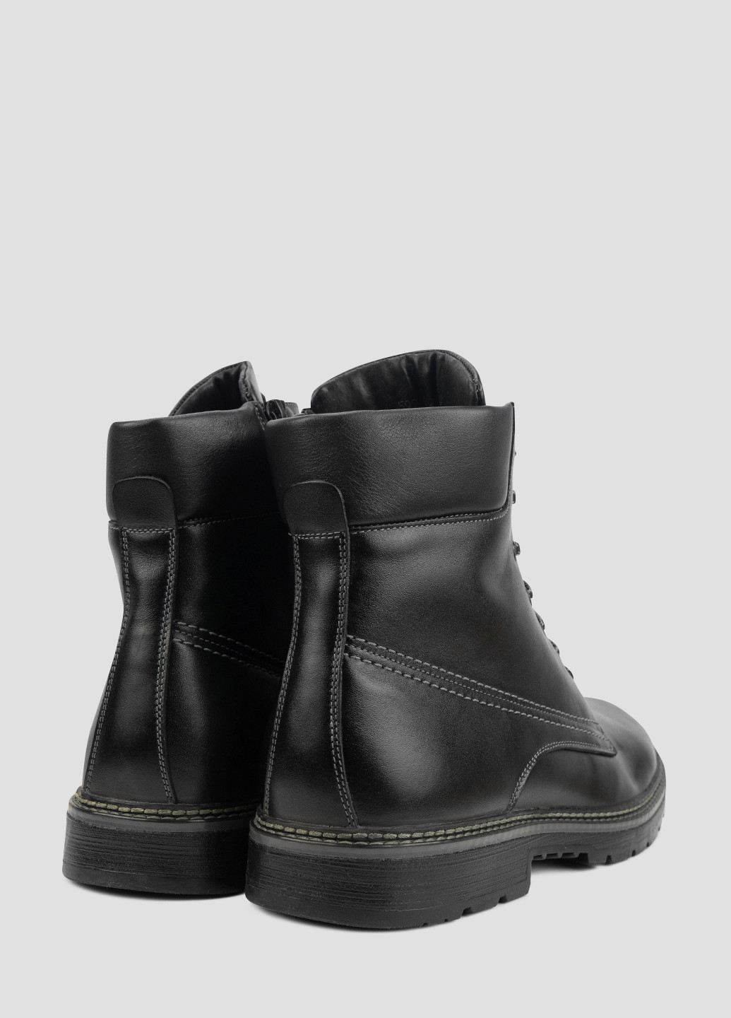 Черные зимние ботинки берцы Berg