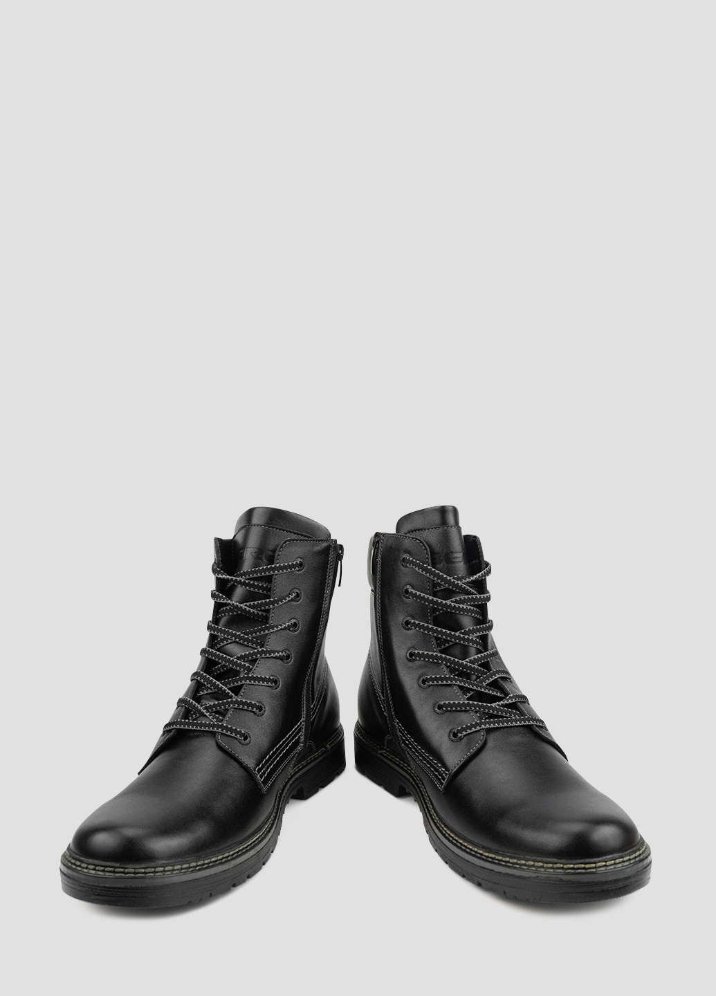 Черные зимние ботинки берцы Berg