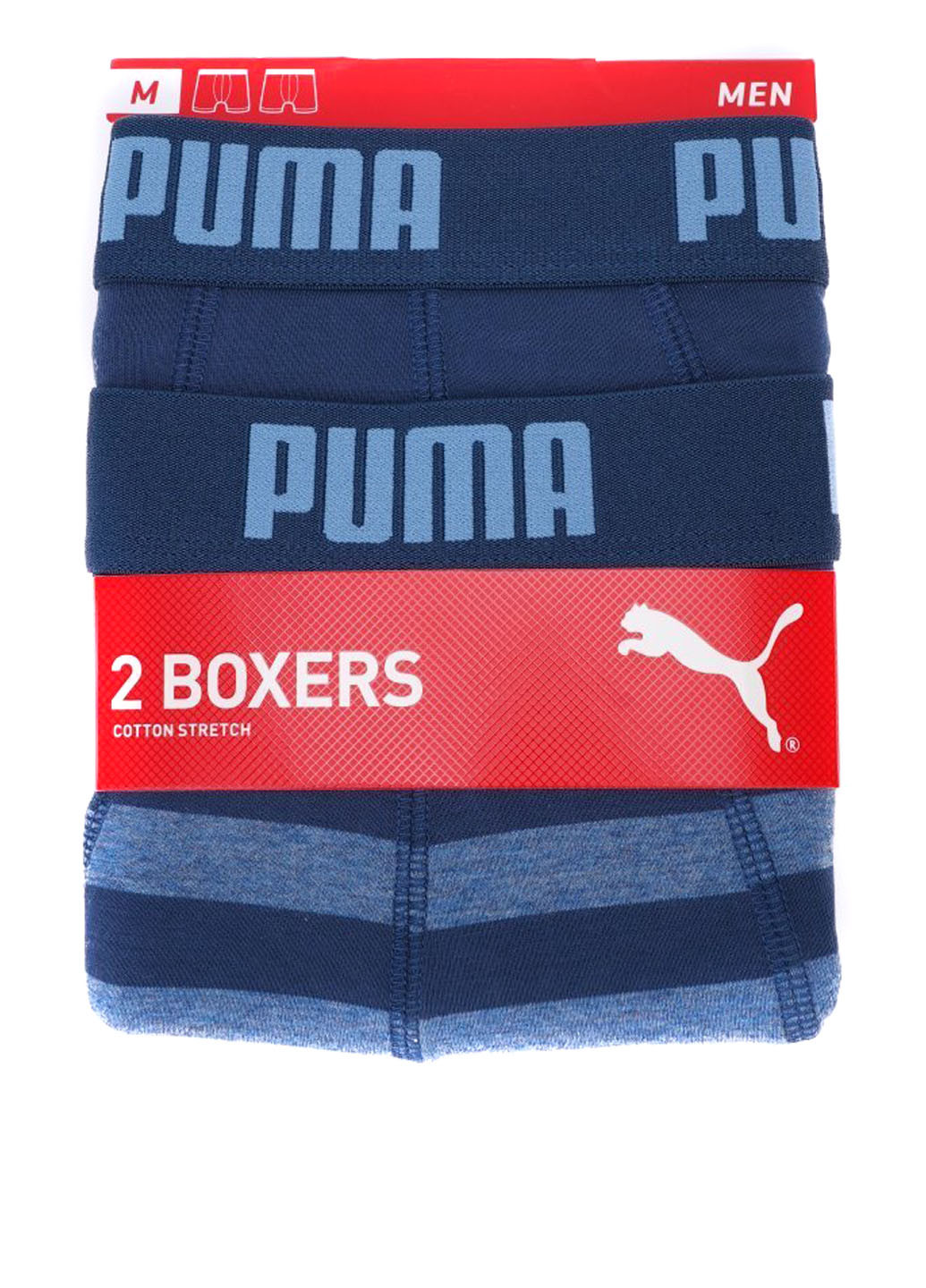 Трусы (2 шт.) Puma stripe 1515 boxer 2p (184208456)