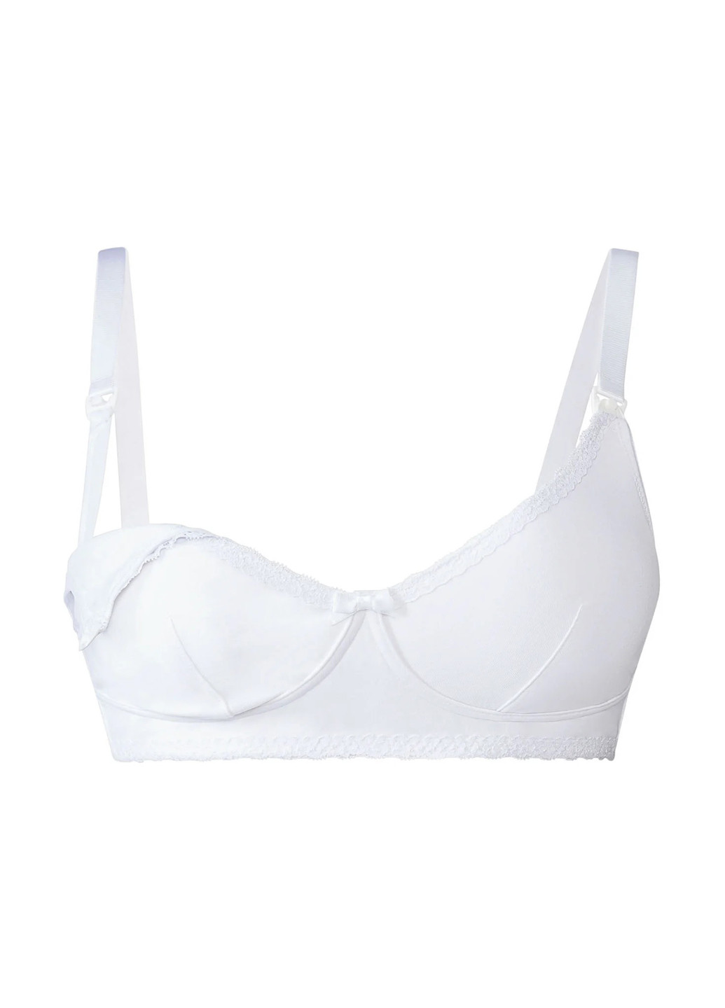 Белый бюстгальтер для кормящих Esmara без косточек хлопок