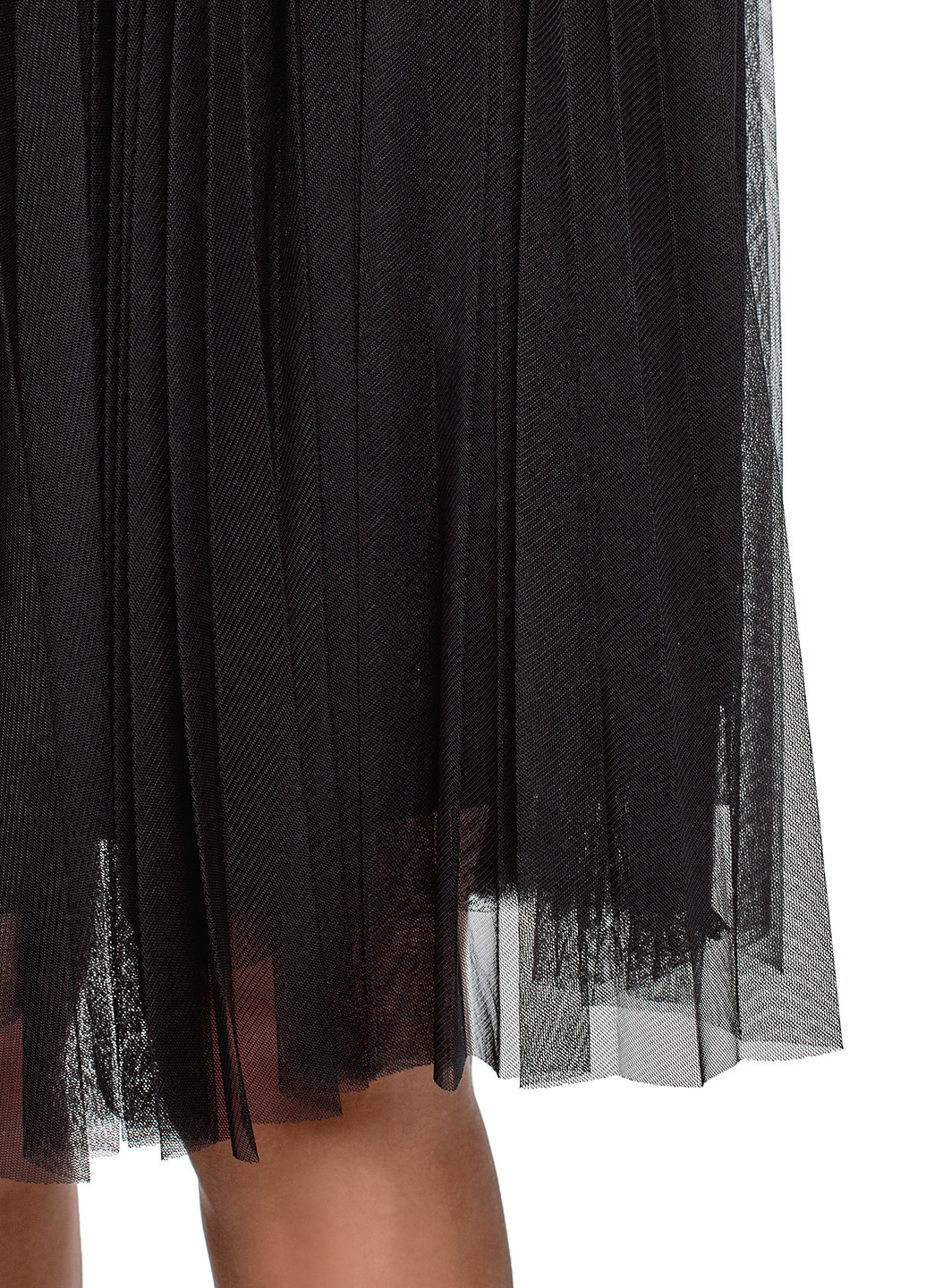 Черная кэжуал однотонная юбка Oodji