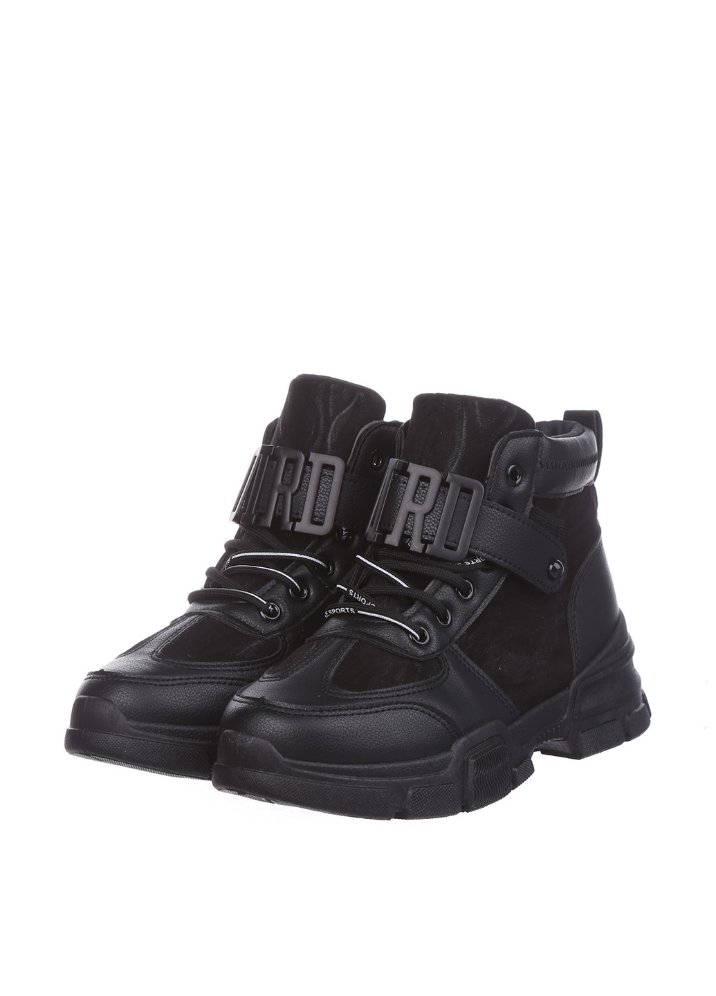 Зимние ботинки Horoso с металлическими вставками из искусственной кожи