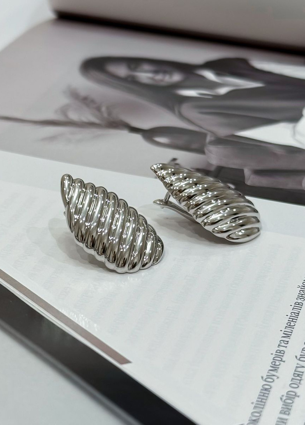 Серьги Silver Flame (317284830)