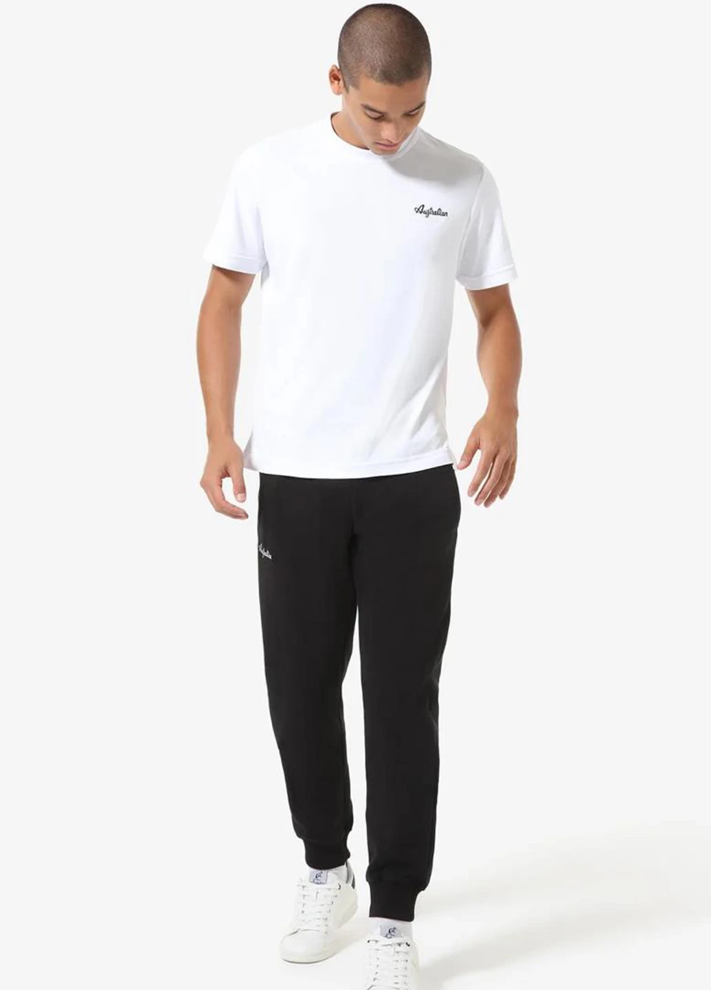 Белая футболка lsuts0003-002a Australian Easy Tech Pique T-Shirt R-Fit White