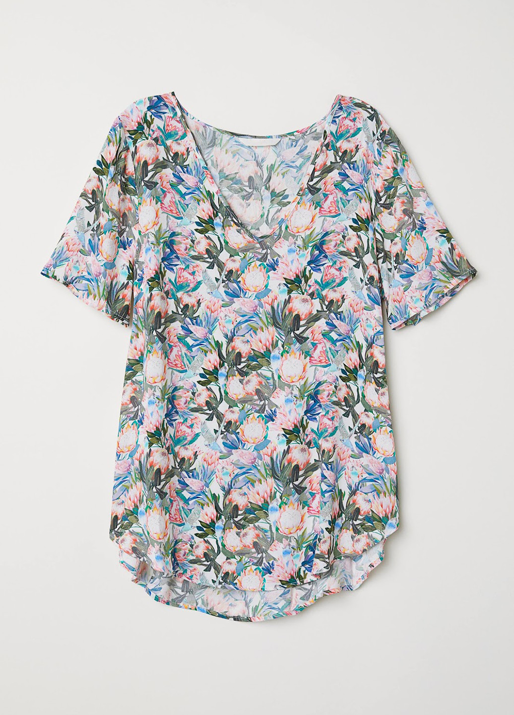 Комбинированная блуза H&M