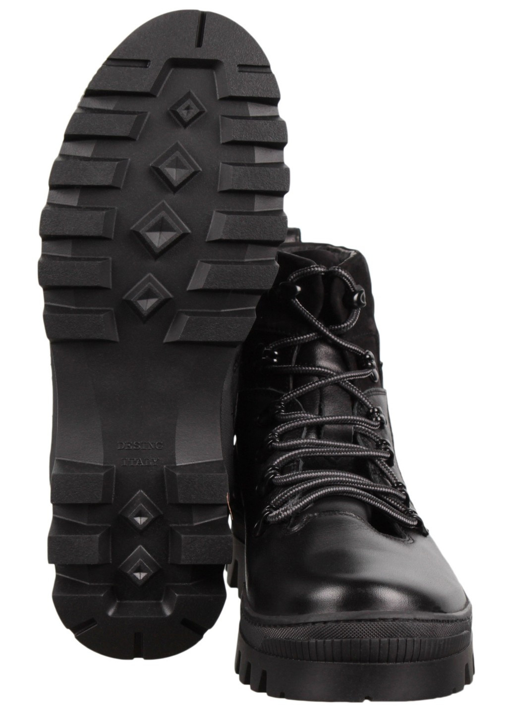 Черные зимние мужские ботинки 198757 Buts