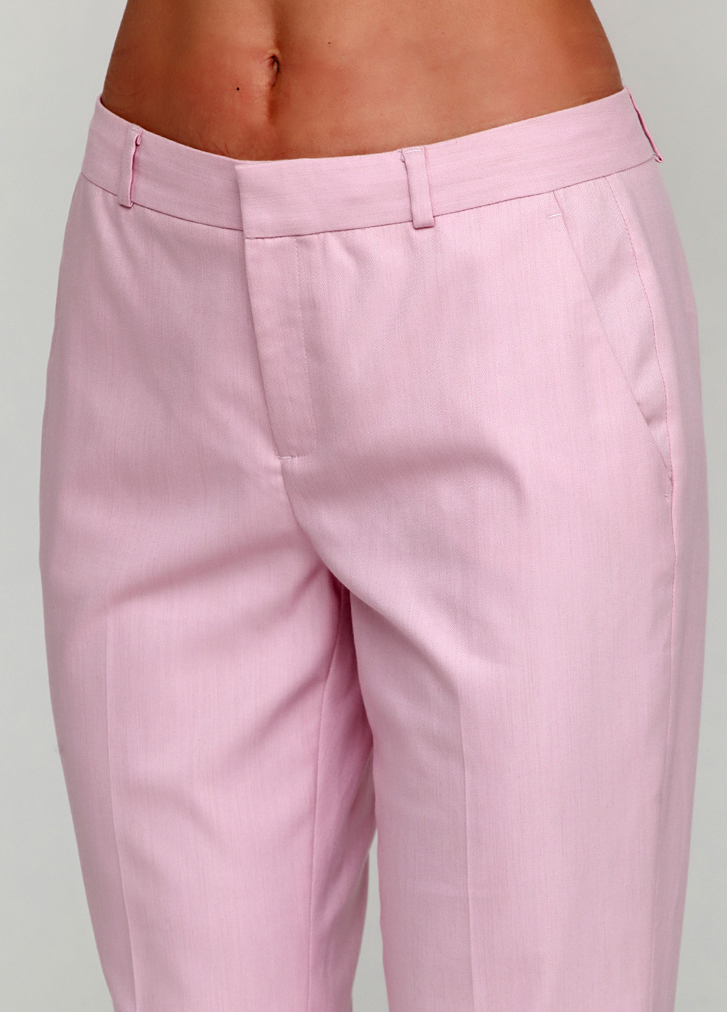 Розовые кэжуал демисезонные зауженные брюки Banana Republic