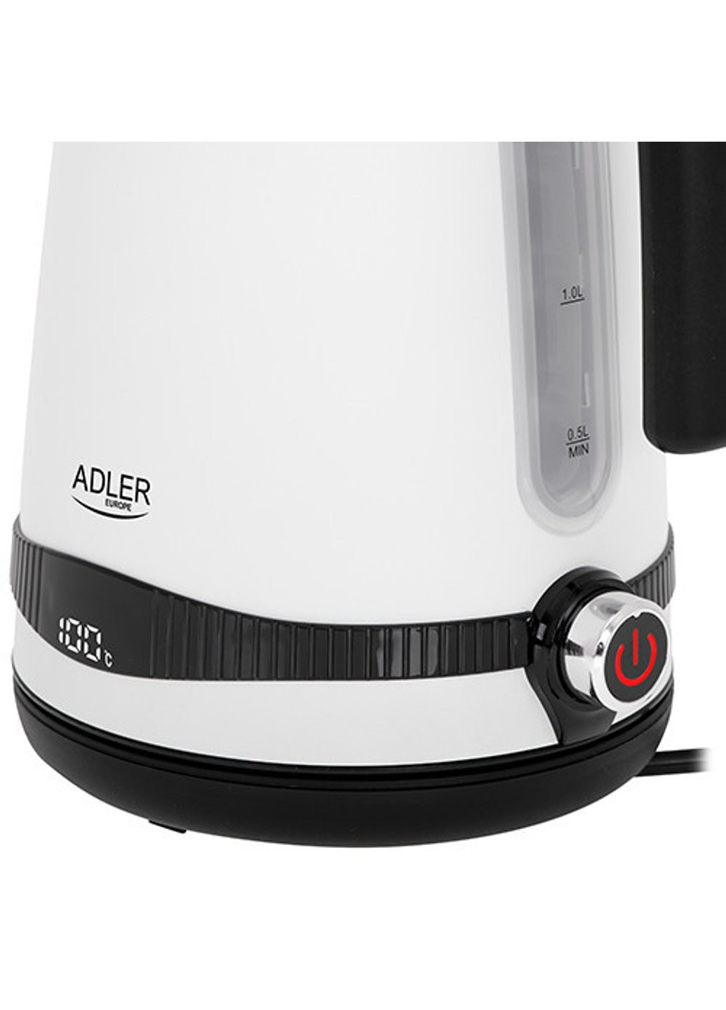 Чайник електричний з регулятором температури AD-1295-White 1.7 л Adler (254668661)