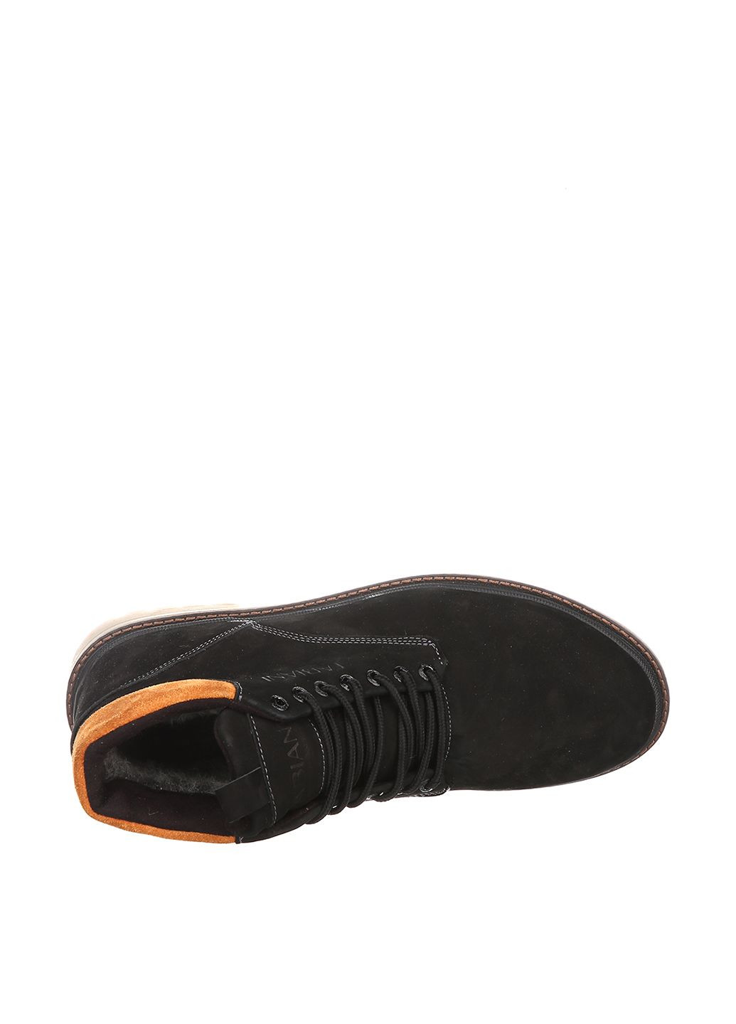 Цветные зимние ботинки b601 черный Fabiani