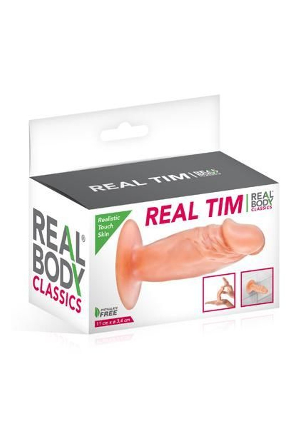 Фаллоимитатор - Real Tim Flash, TPE, диаметр 3,4см Real Body (254885507)