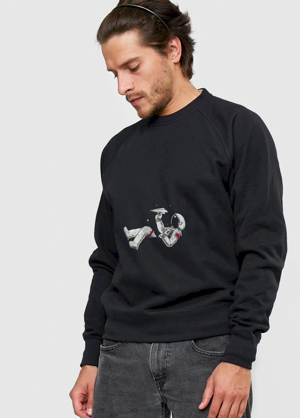 Черный свитшот мужской YAPPI (198688908)