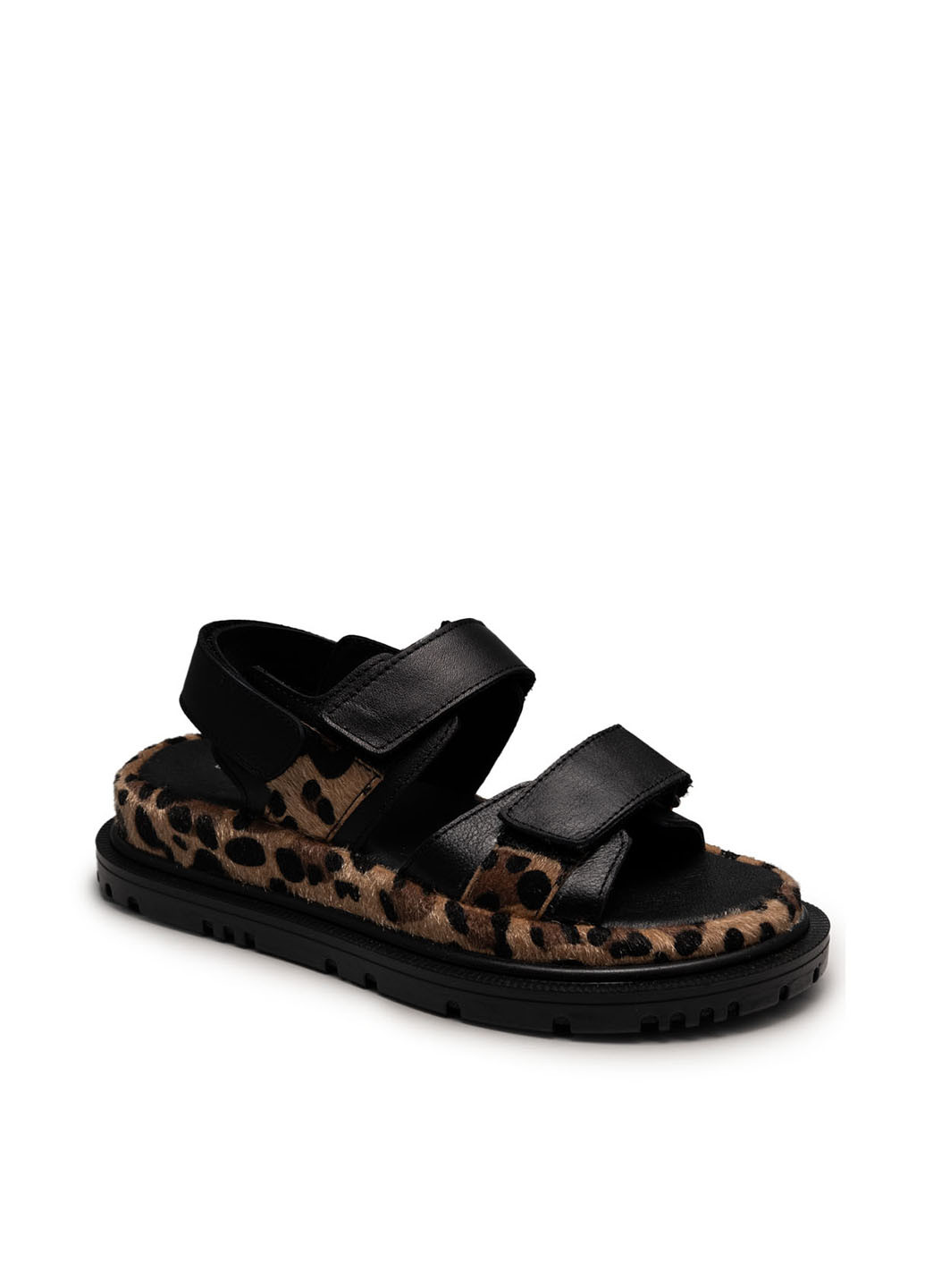 Черные босоножки Bengzo Baldini на липучке