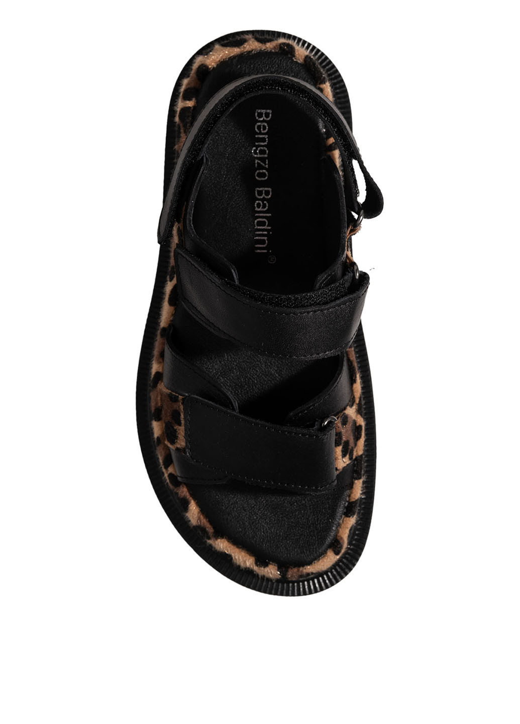 Черные босоножки Bengzo Baldini на липучке