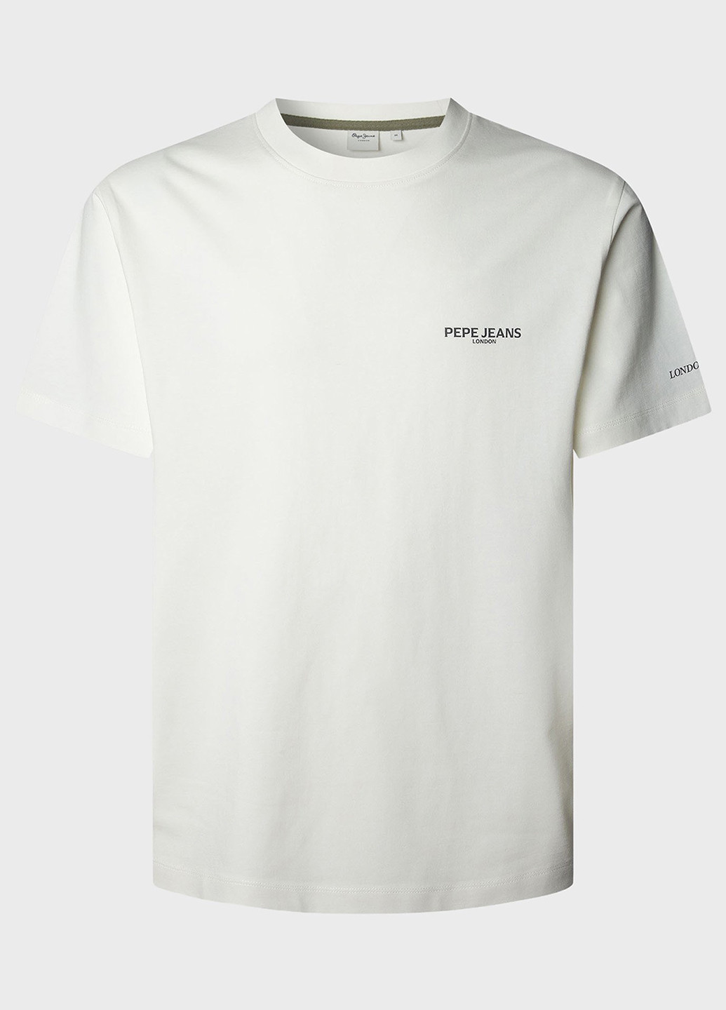 Молочная футболка Pepe Jeans