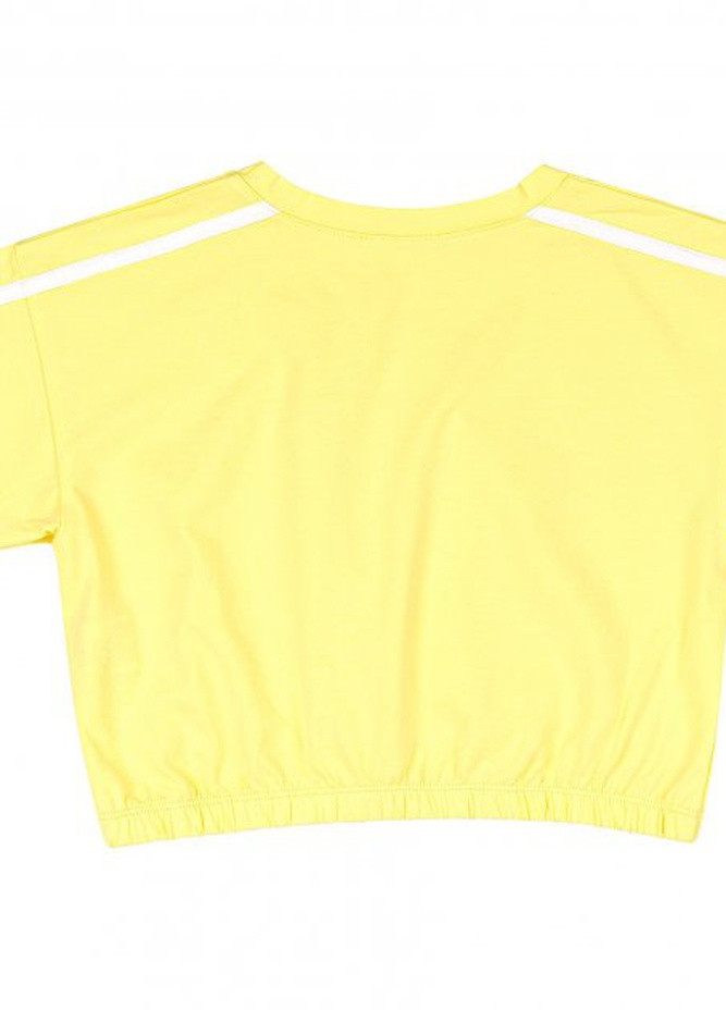 Жовта футболка для дівчинки бембі (фб895) лимонний Бемби