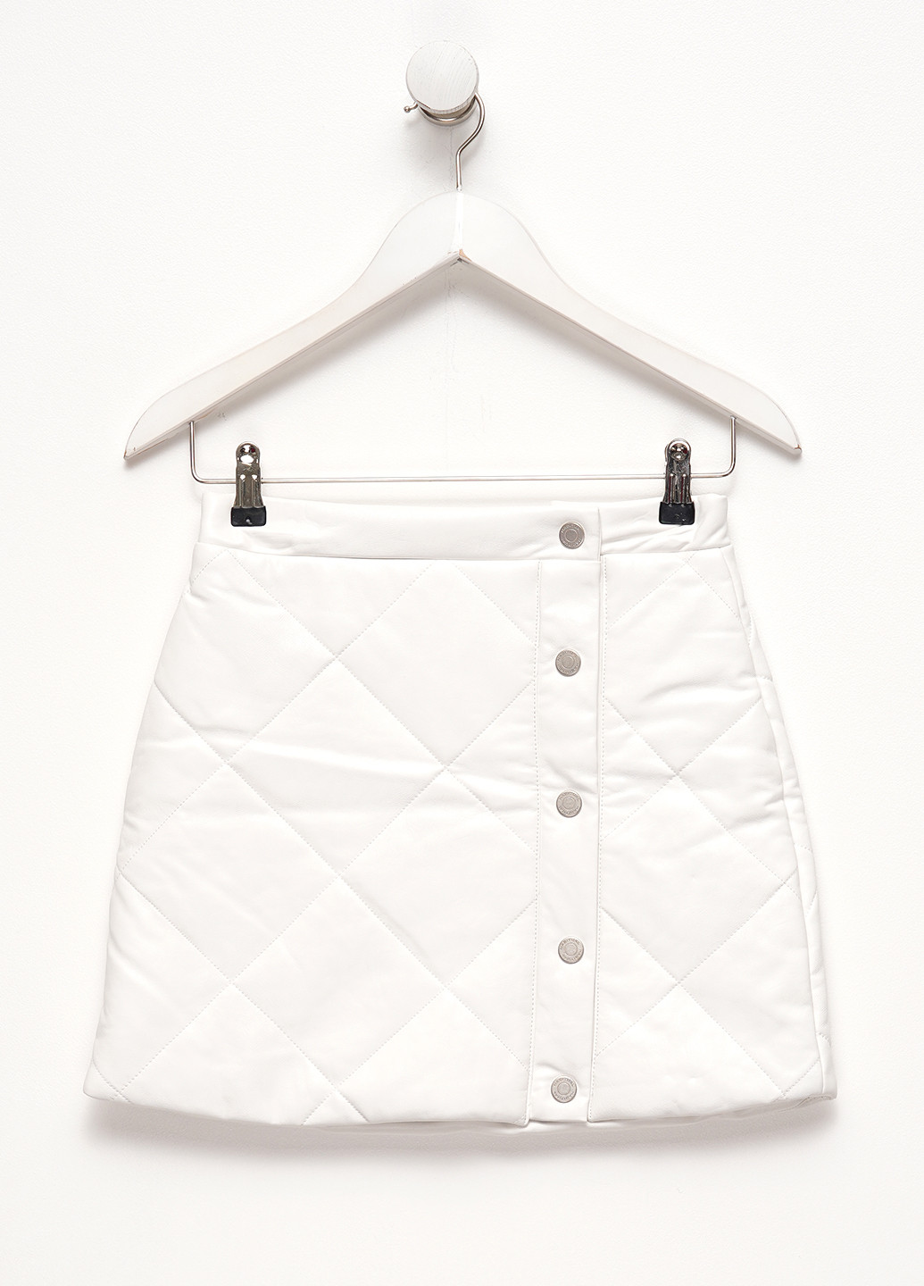 Белая кэжуал однотонная юбка HABITUAL а-силуэта (трапеция)