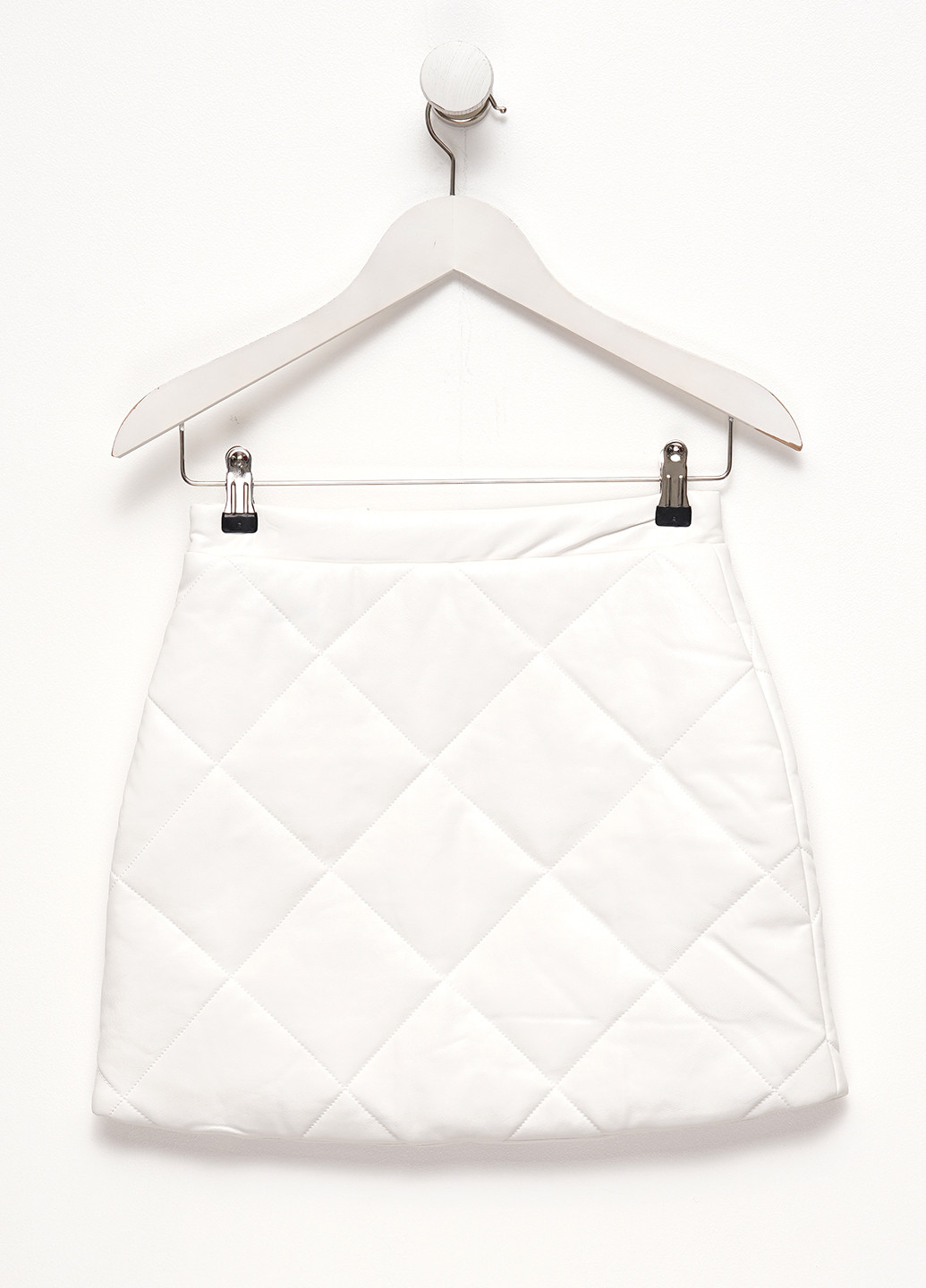 Белая кэжуал однотонная юбка HABITUAL а-силуэта (трапеция)