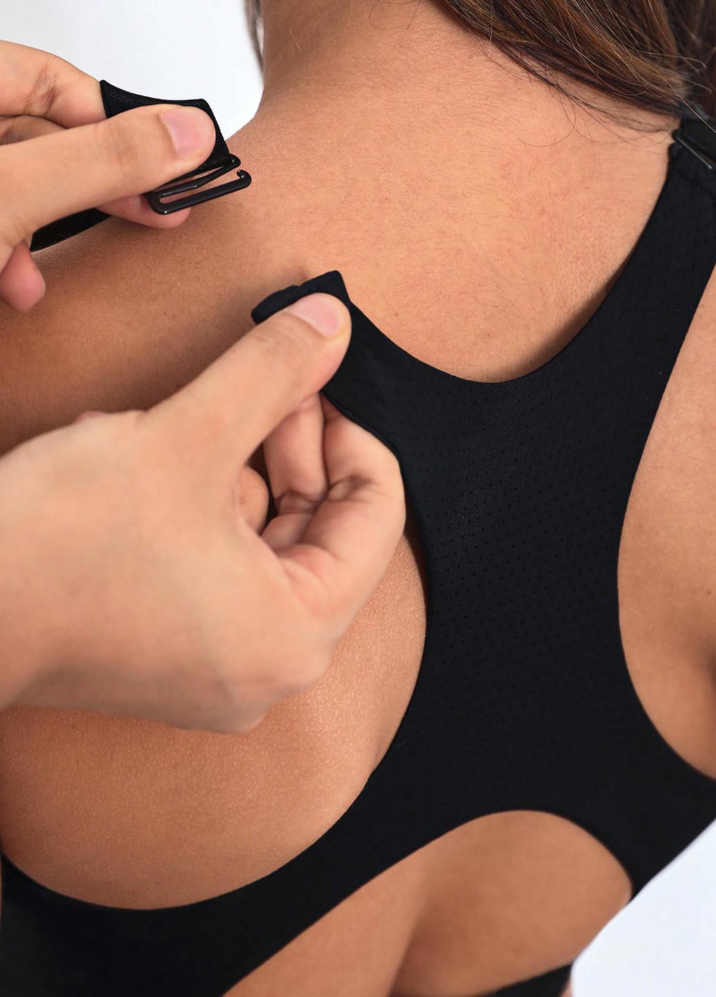 Чорний бюстгальтер SHEIN без кісточок поліестер