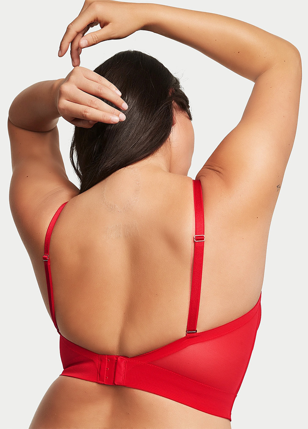 Червоний демісезонний комплект (бюст'є, трусики) Victoria's Secret