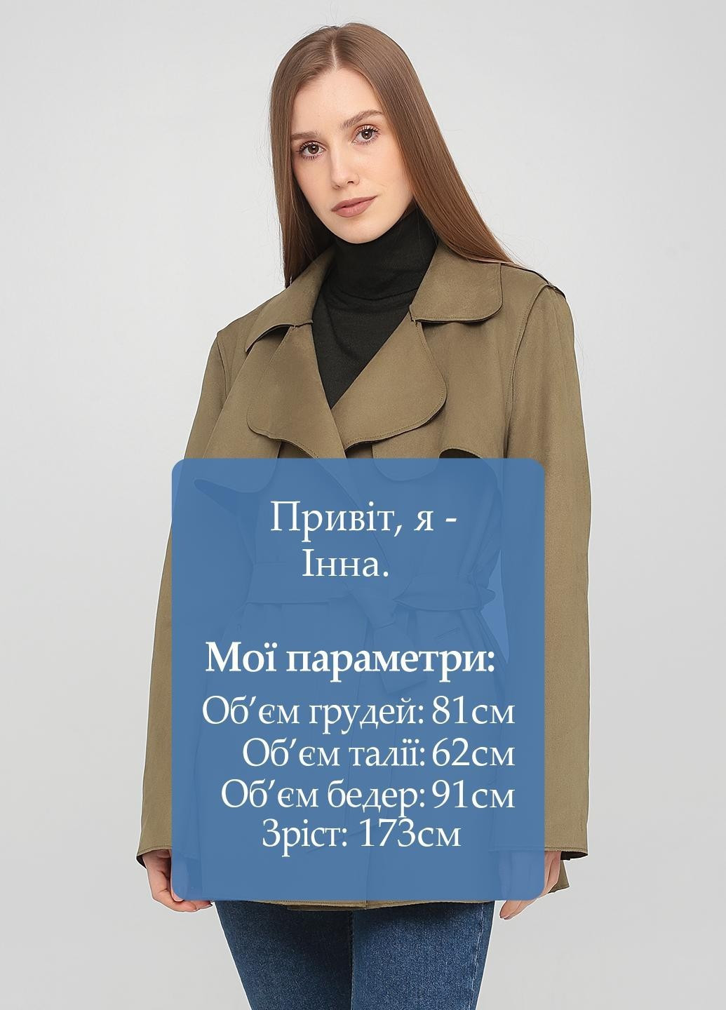 Оливкова демісезонна куртка H&M