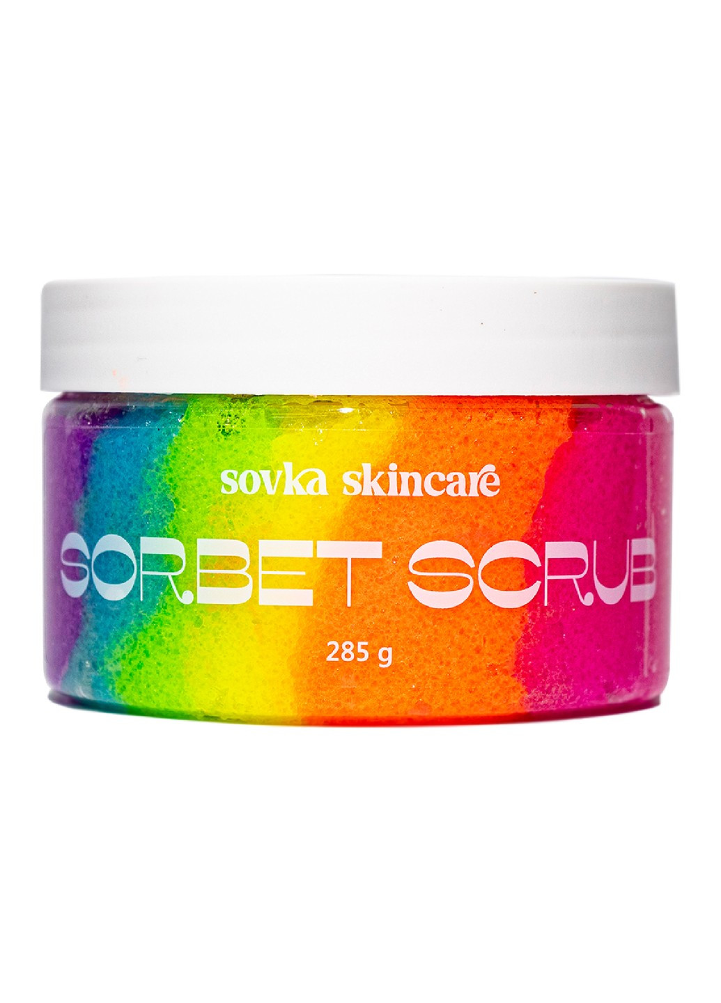 Скраб для тіла Sorbet Scrub Fruit Rainbow 285 г Sovka Skincare (254197178)