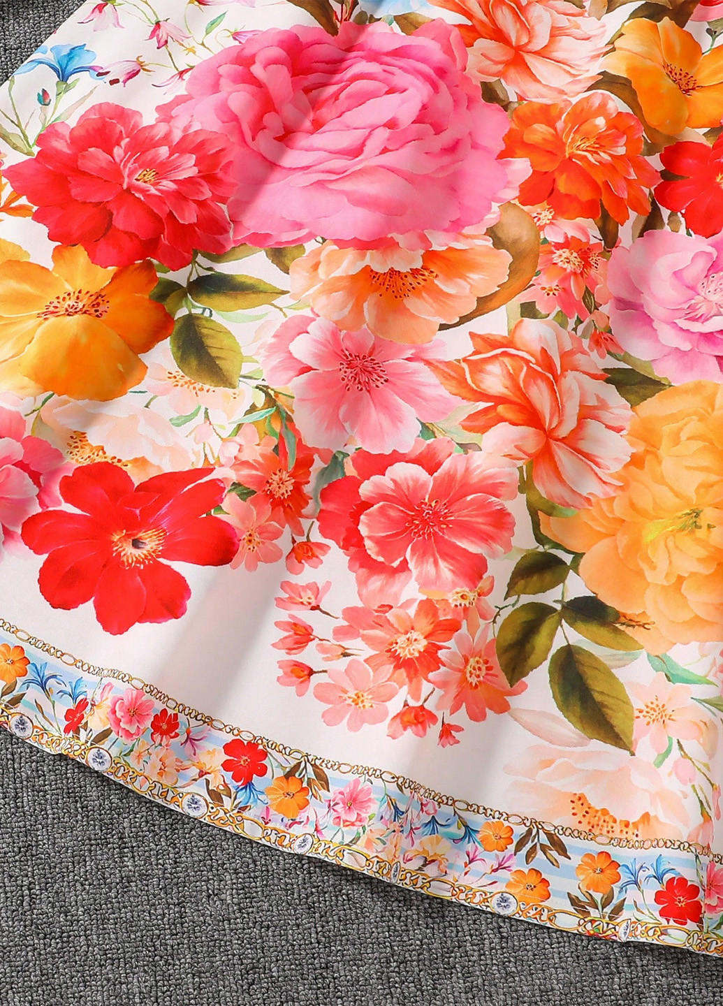 Белый летний комплект (блуза, юбка) SHEIN