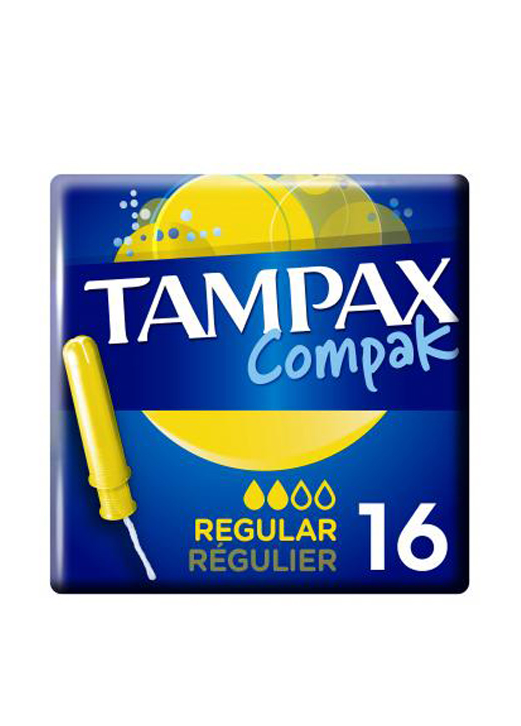 Тампоны Compak Regular Duo с аппликатором, (16 шт.) Tampax (151219615)