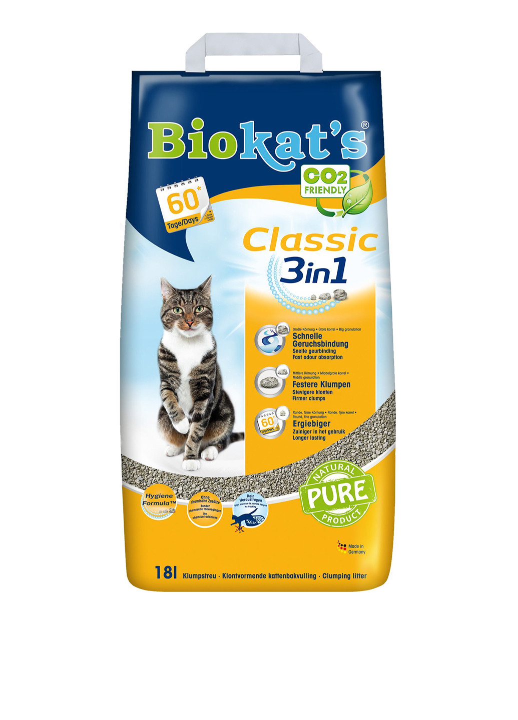 Пісок CLASSIC 3in1, 18 л Biokat's (251372276)