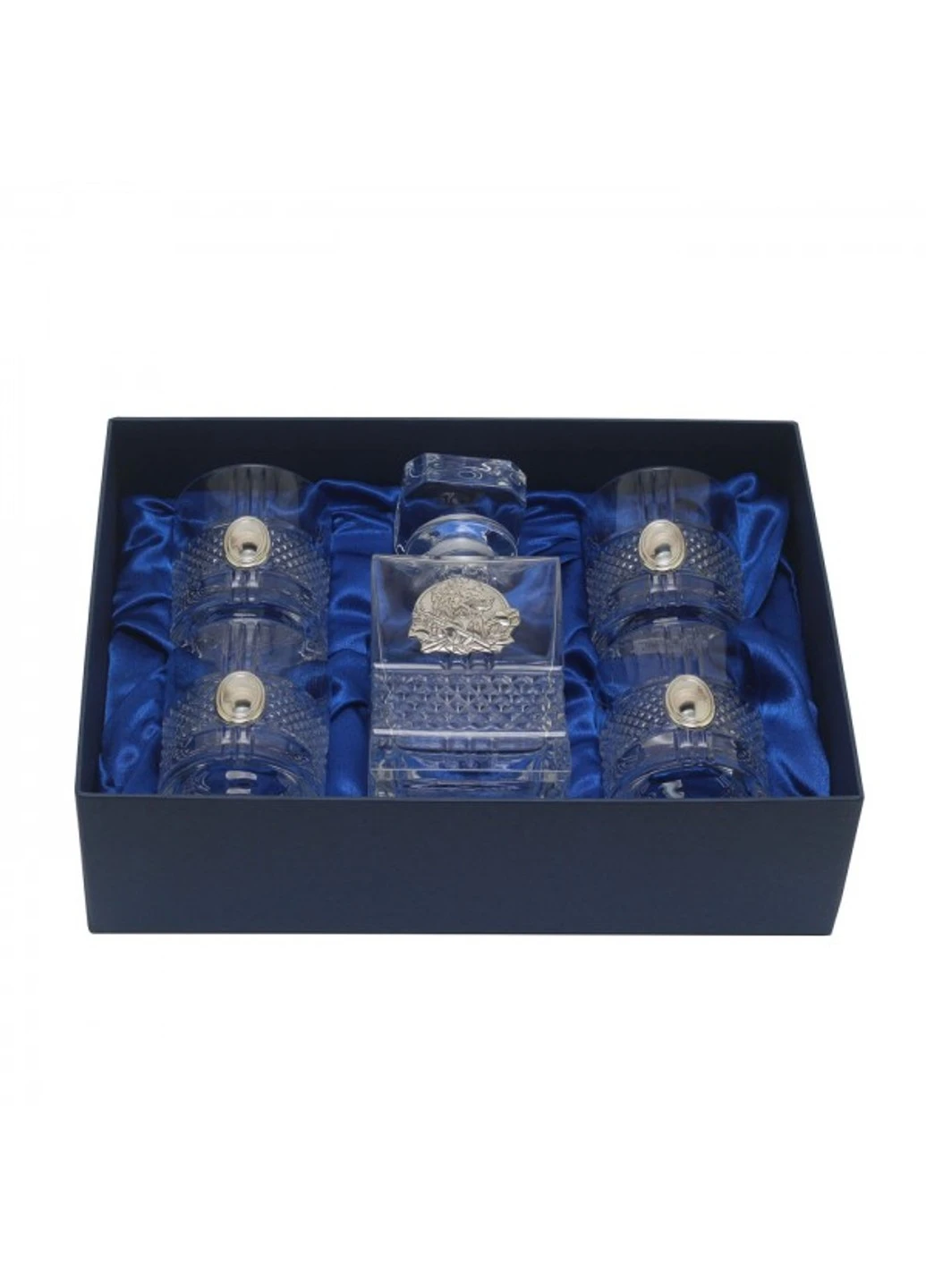 Набір для віскі Lion Brillante зі срібними накладками Boss Crystal (255190887)