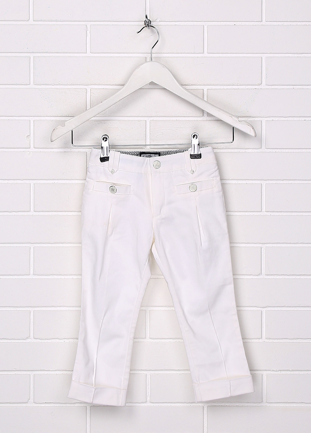 Белые кэжуал демисезонные зауженные брюки Mayoral