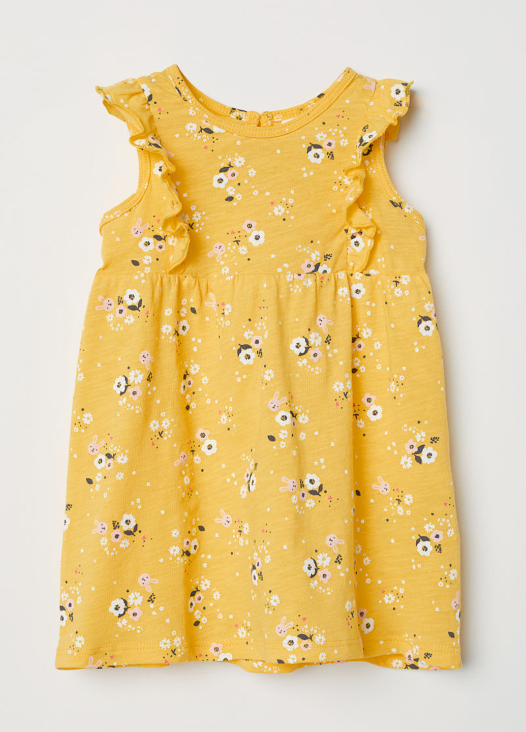 Жёлтое платье H&M (123373586)