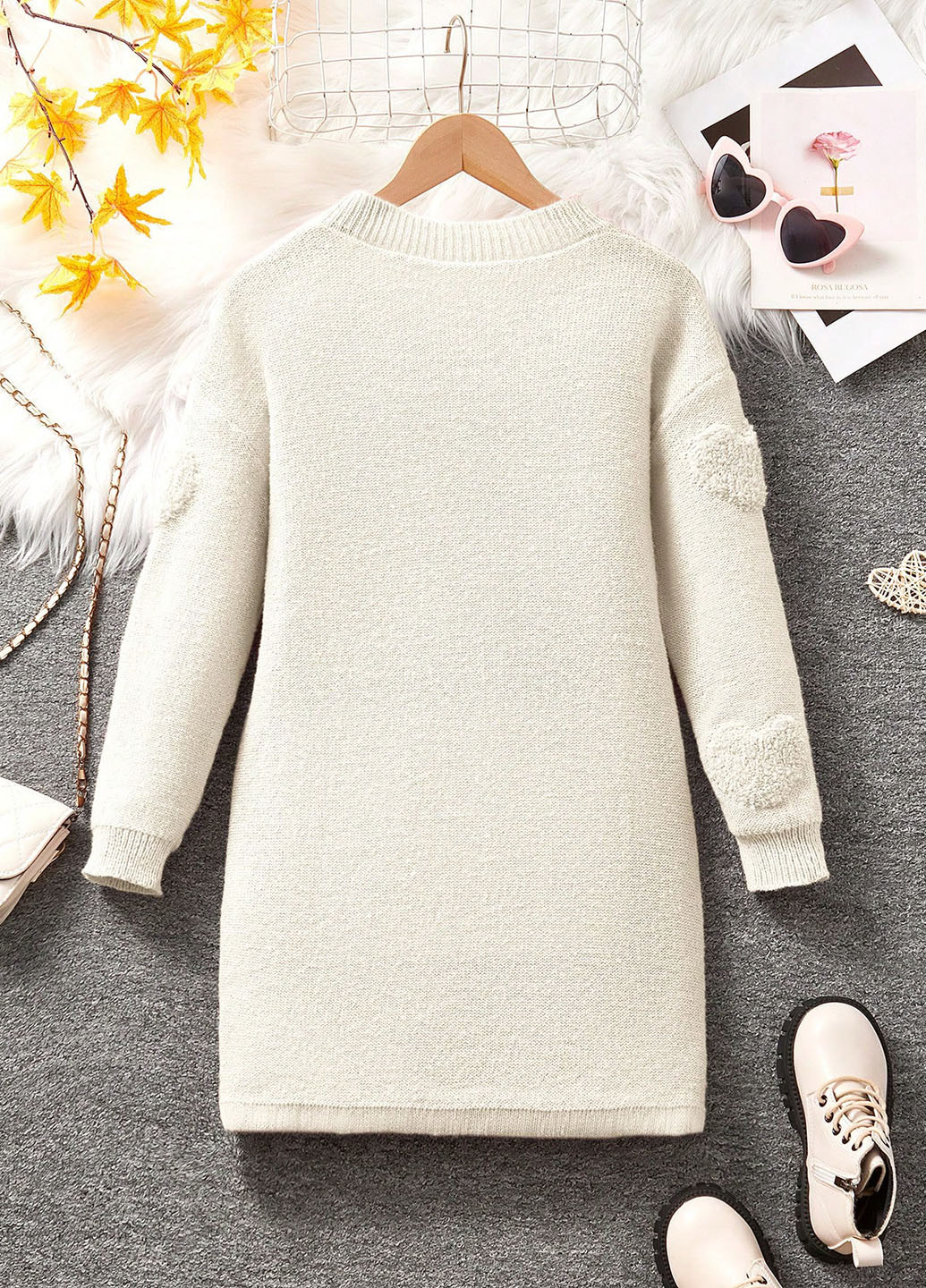 Кремова сукня SHEIN (339828522)