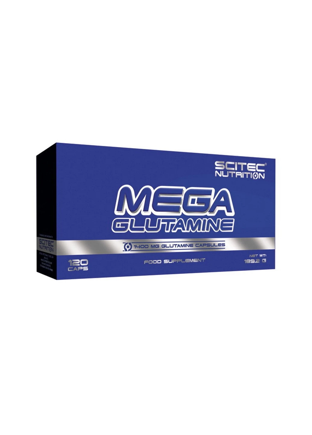 Глютамін Mega Glutamine 120 капс мега Scitec Nutrition (255363131)